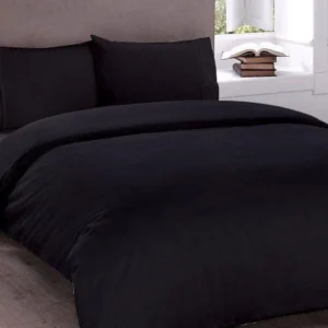 Çeyiz Diyarı Pure Çift Kişilik Nevresim Takımı Siyah