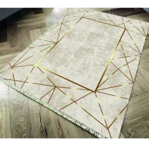 Kaymaz Taban Dijital Baskı Kadife Halı Monolit 100x200 Cm
